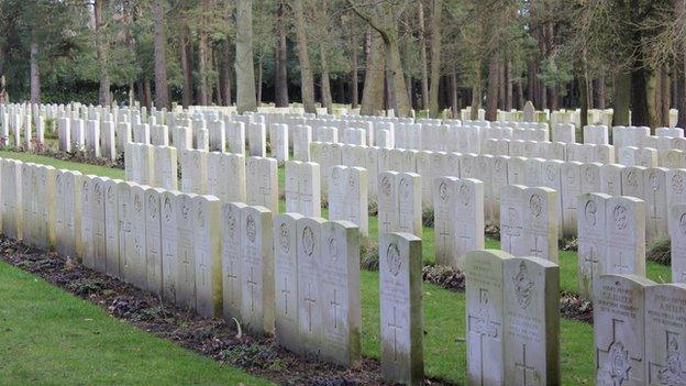 Brookwood Military Cemetery - WW1 graves