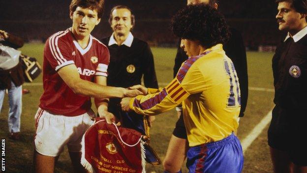 Manchester United v Barcelona - 1984