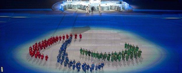 The 2014 Paralympic opening ceremony