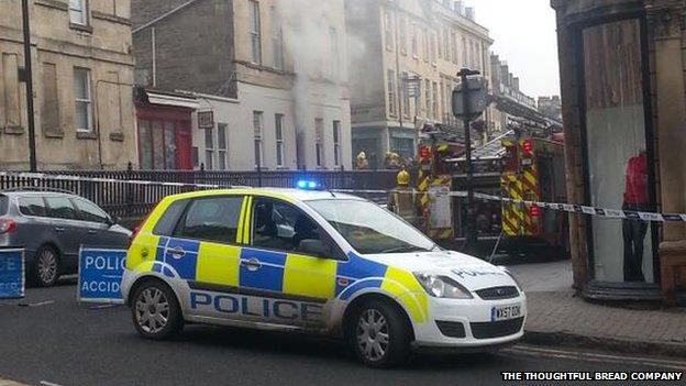 Fire at Moles nightclub