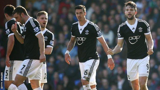 Jay Rodriguez celebrates