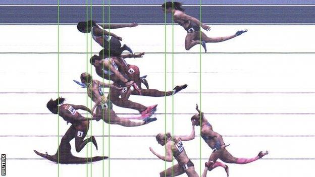 Porter, second from top, was edged out of second place by Pearson, fifth from top