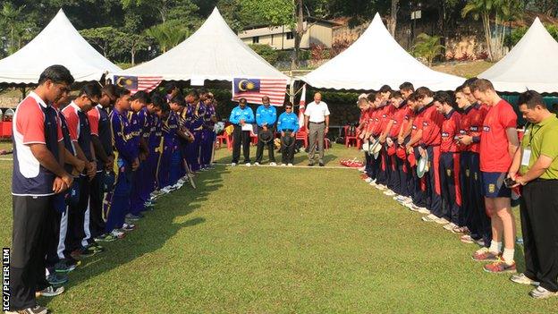 Silence before Malaysia v Jersey