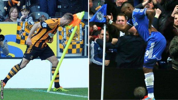 David Meyler and Samuel Eto'o