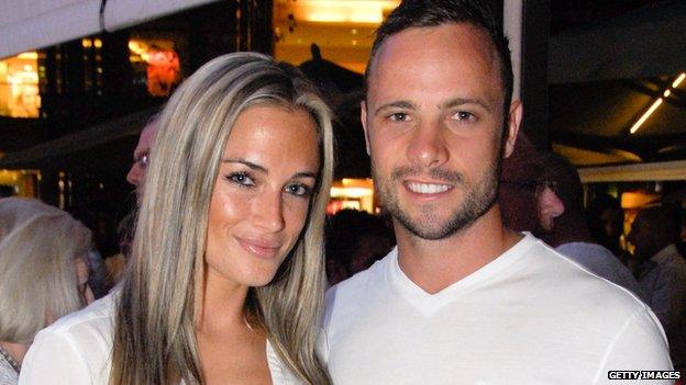 Reeva Steenkamp and Oscar Pistorius