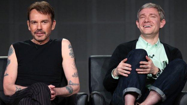 Billy Bob Thornton and Martin Freeman