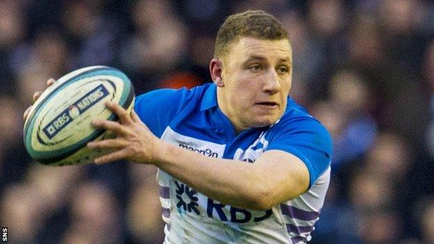 Glasgow Warriors fly-half Duncan Weir