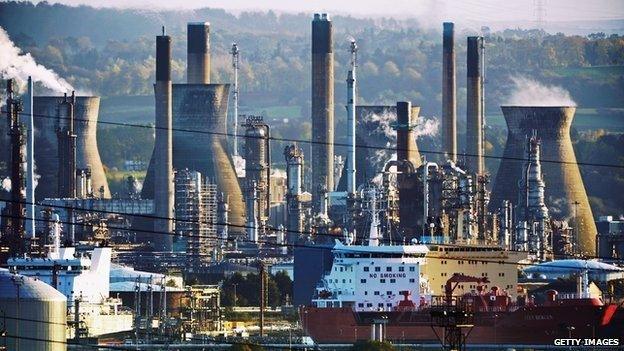 Grangemouth oil refinery