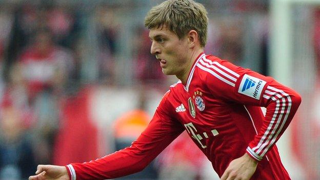 Bayern Munich's Toni Kroos