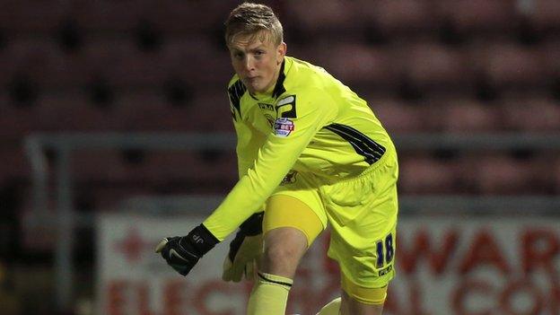 Carlisle United goalkeeper Jordan Pickford