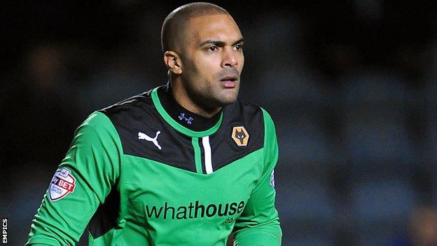 Wolves goalkeeper Carl Ikeme