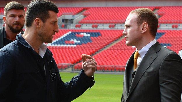 Carl Froch and George Groves