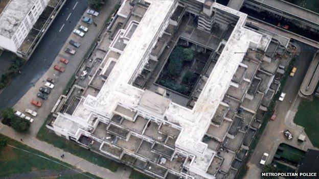 Aerial photograph of the Broadwater Farm estate