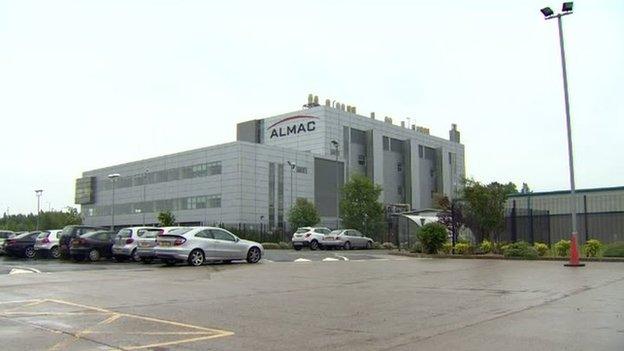 Almac headquarters in Craigavon, County Armagh