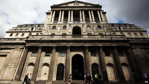 File photo dated 08/08/12 of the Bank of England