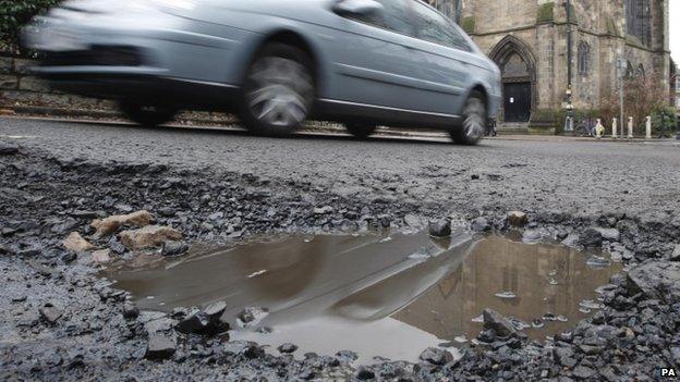 Some council services could be contracted out including repairing potholes in roads