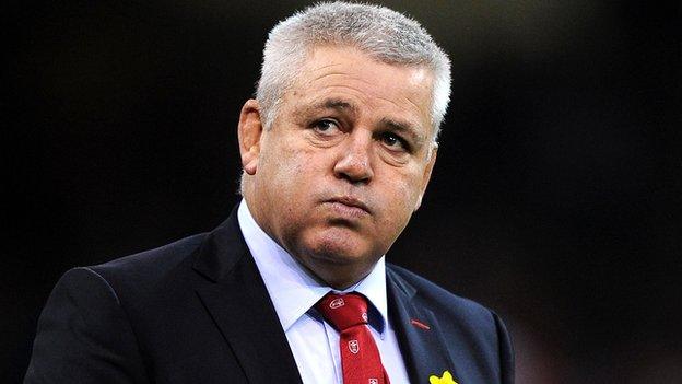 Wales coach Warren Gatland