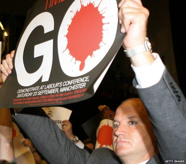 Bob Crow at the TUC in 2006