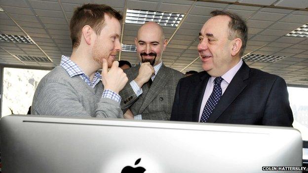 Alex Salmond at CodeBase