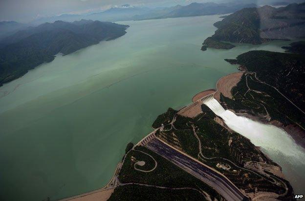 Tarbela dam in Pakistan