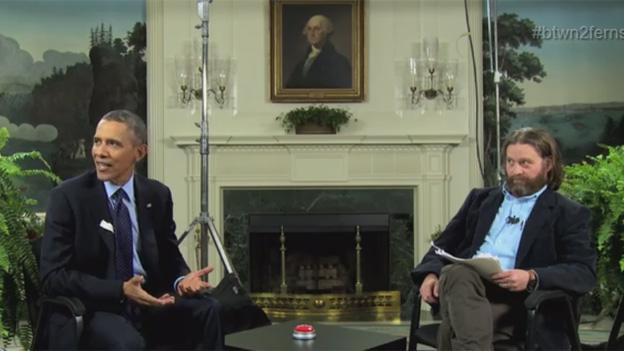 Barack Obama and Zack Galifianakis on Between Two Ferns