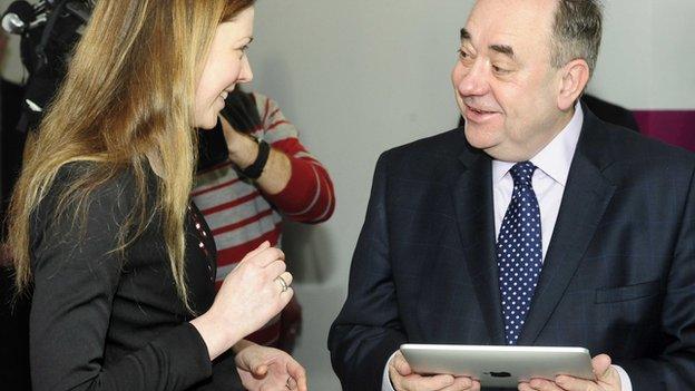 Alex Salmond announces funding