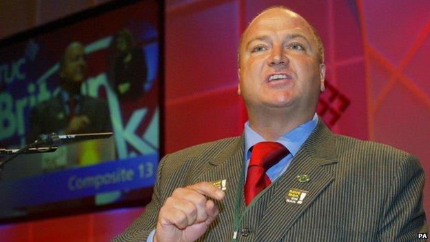 File photo dated 10/09/03 of Rail, Maritime and Transport union leader Bob Crow