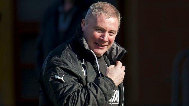 Rangers manager Ally McCoist