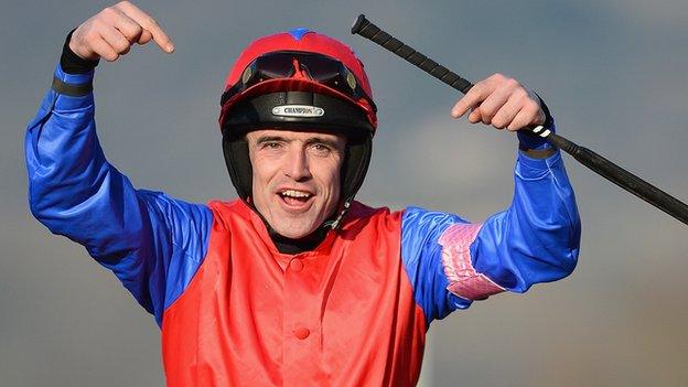 Ruby Walsh after riding Quevega to victory