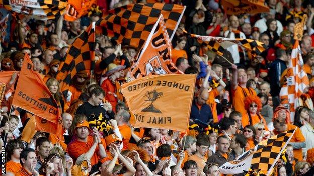 Dundee United fans are hoping for anotehr cup final day out