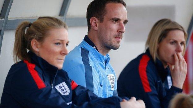 England women's coach Mark Sampson