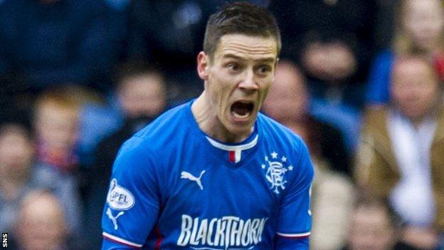 Rangers midfielder Ian Black