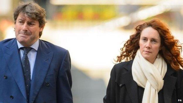 Charlie and Rebekah Brooks