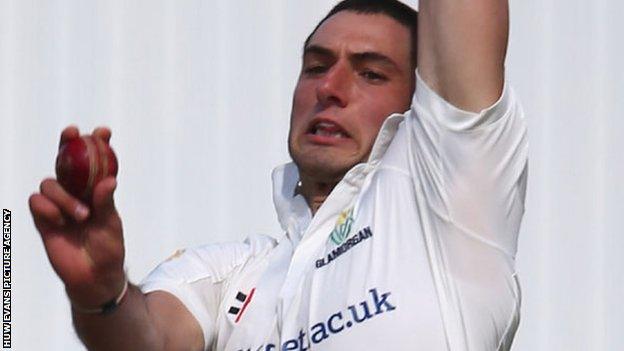 Glamorgan bowler Mike Reed