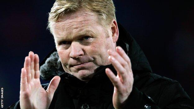 Feyenoord manager Ronald Koeman