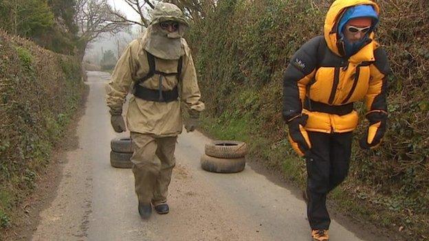 Turner twins training for polar trek