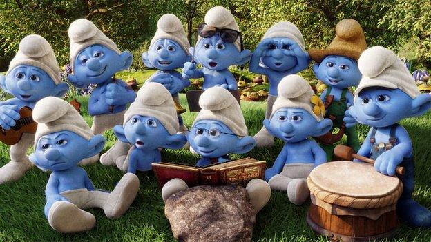 A scene from The Smurfs 2