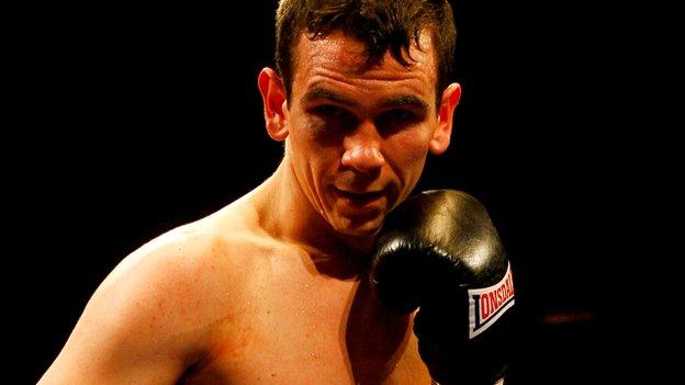 Durham boxer Martin Ward