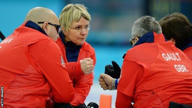 GB wheelchair curling team