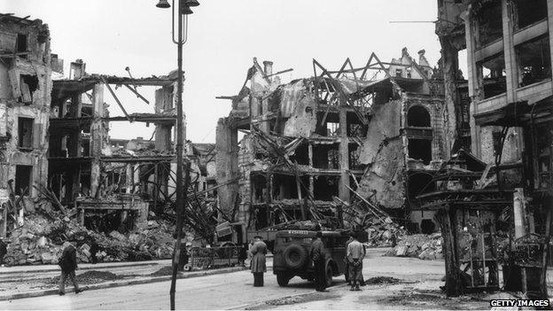 Centre of Berlin in 1945