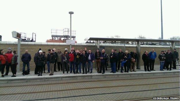 Edinburgh trams test