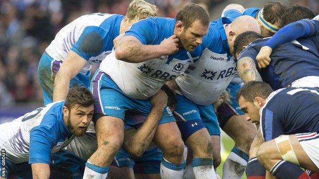 Scotland's scrum will be under pressure in Cardiff