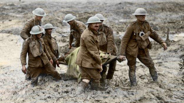 Boesinghe during the battle of Passchendaele