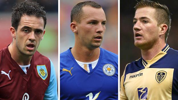 Danny Ings, Danny Drinkwater and Ross McCormack