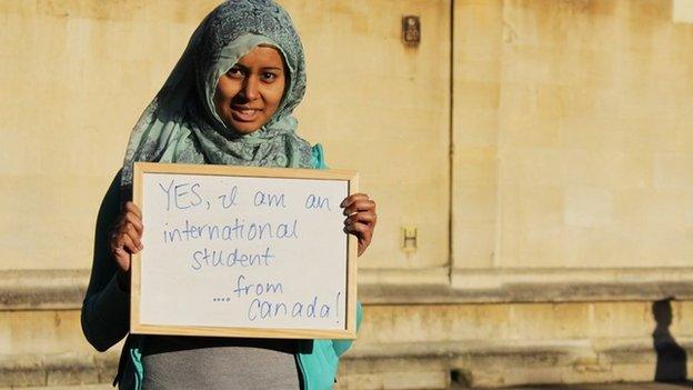 Student in I Too Am Oxford campaign