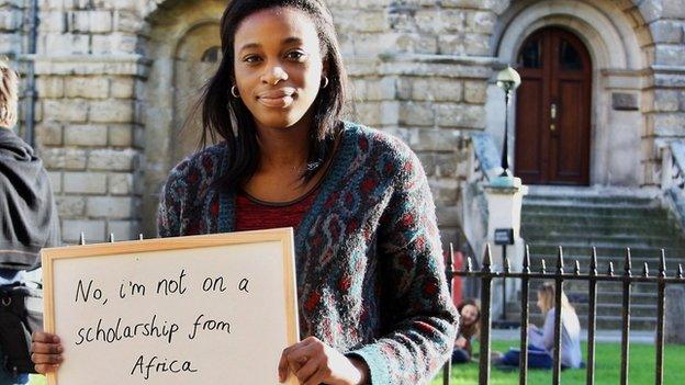 Student in I Too Am Oxford campaign