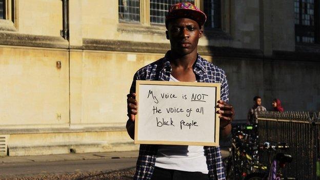 Student in I Too Am Oxford campaign