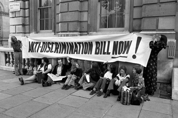 Fawcett Society protest, 1973