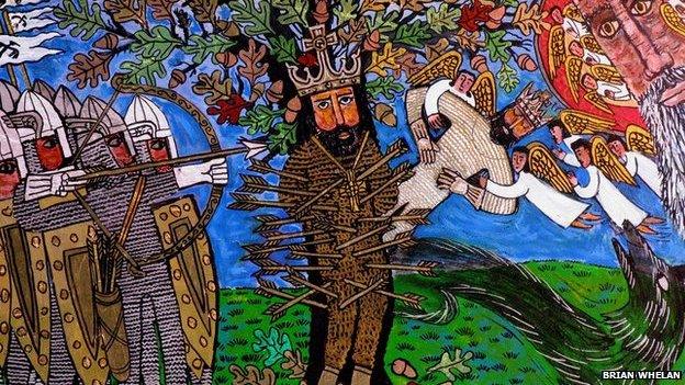 The Martyrdom of St Edmund by Brian Whelan, 2004