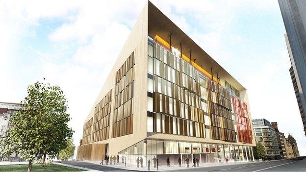 Artist's impression of Technology and Innovation Centre at Strathclyde University